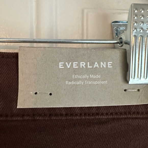 EVERLANE SIZE 30 new NWT The Original Cheeky Jean jeans crop straight brown - Picture 8 of 8